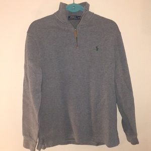 Like New - Ralph Lauren Gray Quarter-zip